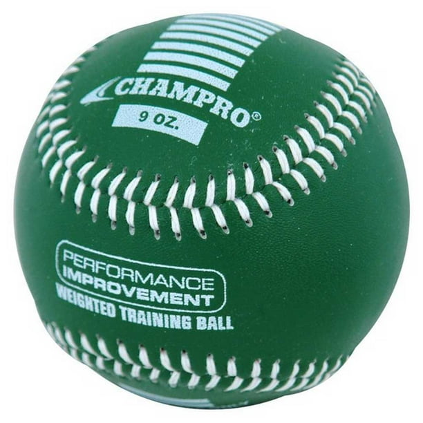 pondérée 9 Oz environ 255.14 g Cuir Vert Balle CBB709 Champro Sports Training Baseball